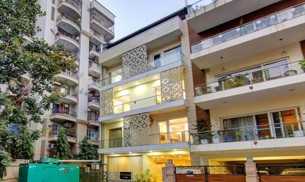 Treebo Sai Village Gold Souk - Sec 43 Gurgaon Bagian luar foto